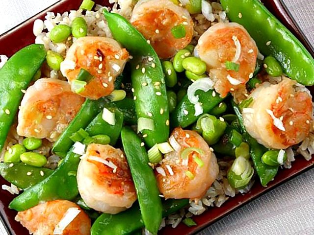 Shrimp Snow Peas